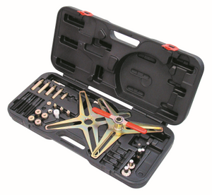 gedore self adjusting clutch tool kit with reset tool sitting in open case